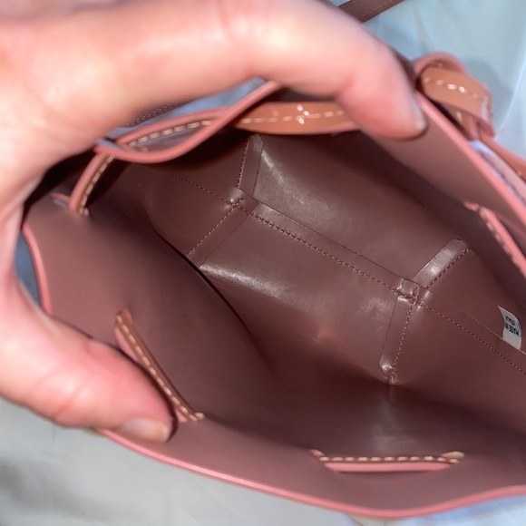 Mansur Gavriel Patent Mini Mini Bucket Bag - Picture 3 of 5